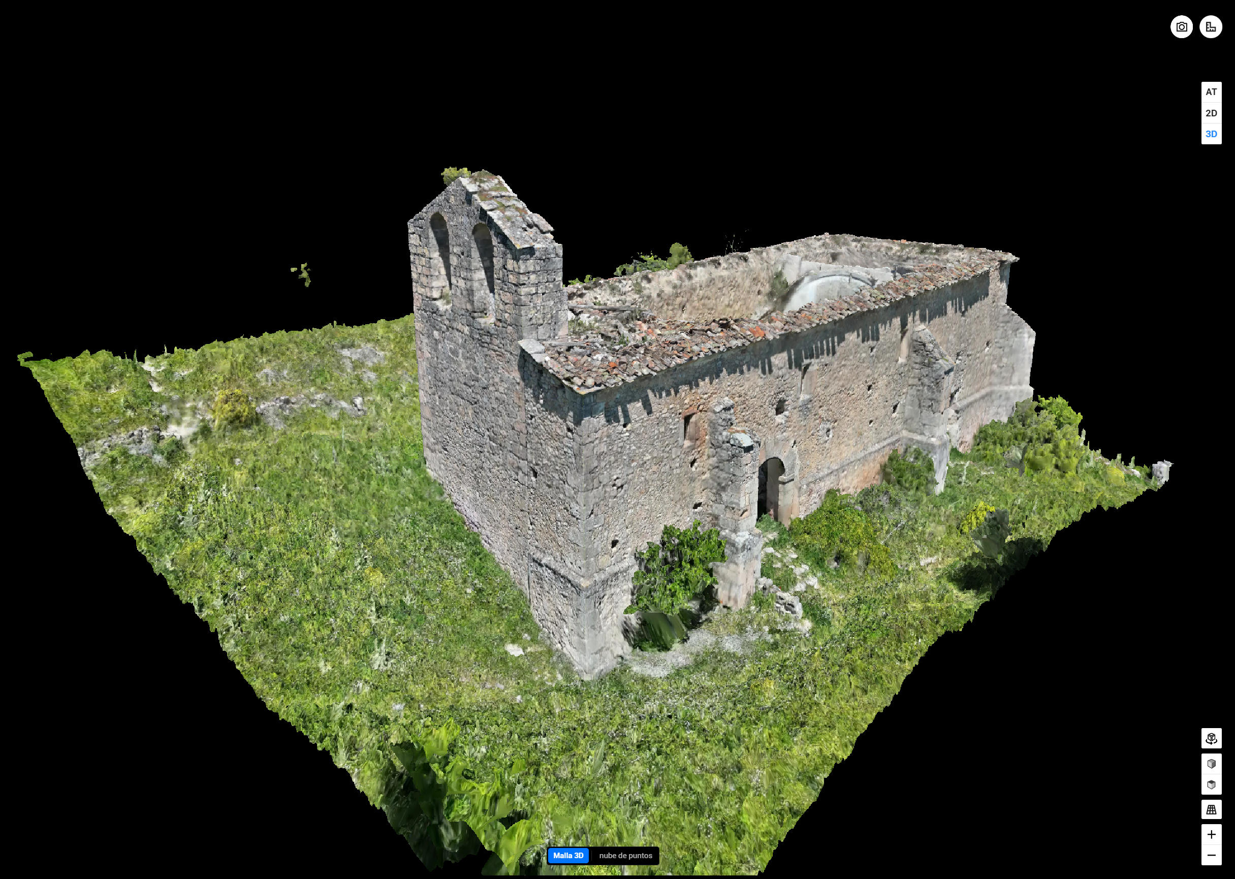 Iglesia La Romerosa Fotogrametr&iacute;a 3D