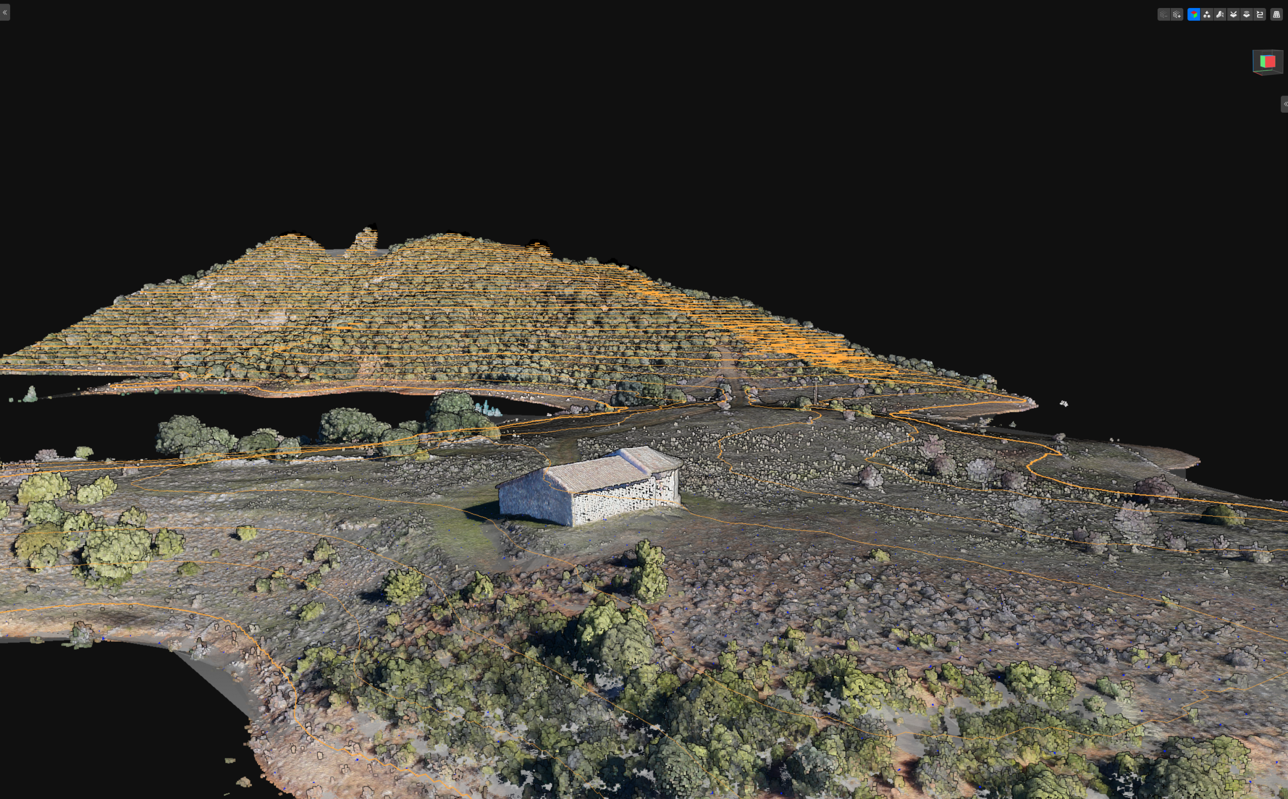 Fusi&oacute;n de 2 planes de vuelo LiDAR L3 a diferente altura y modo